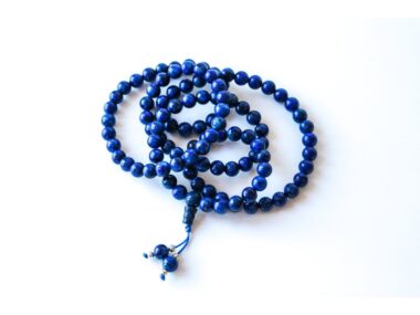Velká meditační Mála Modré kuličky